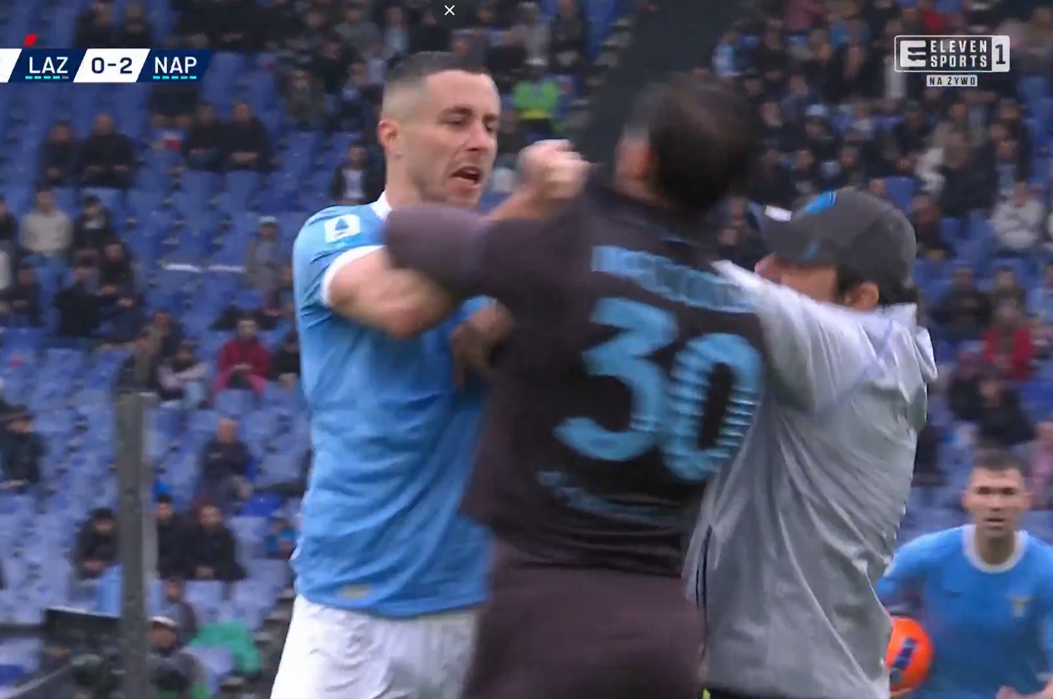 Awantura w meczu Napoli! Conte rozdzielał piłkarzy [WIDEO]