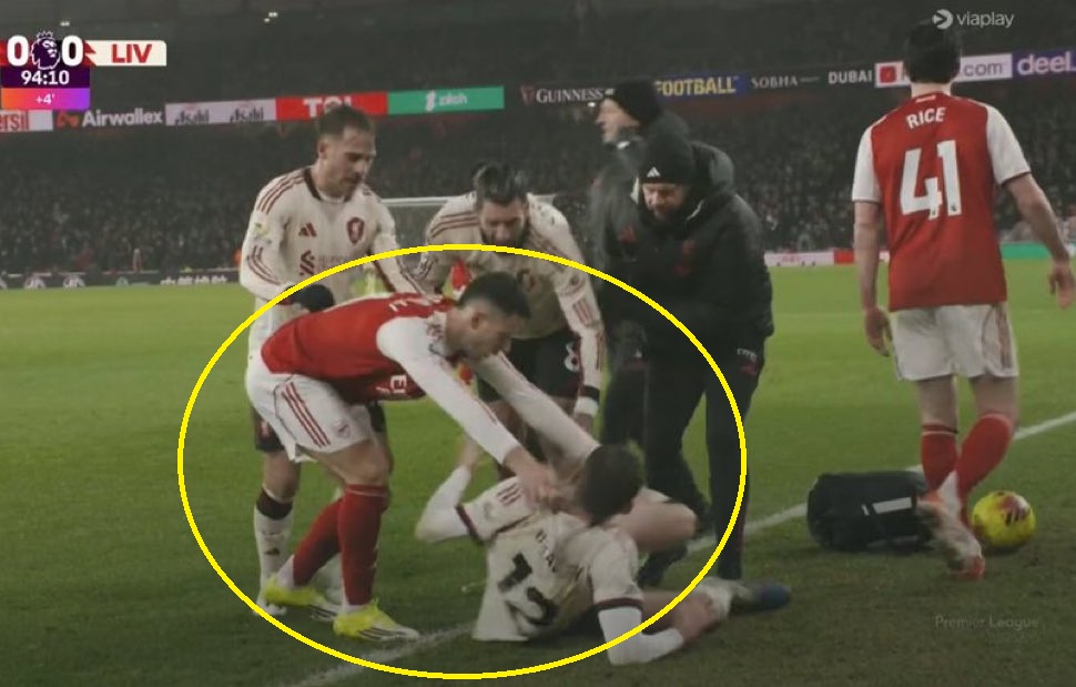 Martinelli tłumaczy się z ataku na kontuzjowanego rywala. To wszystko, co miał do powiedzenia