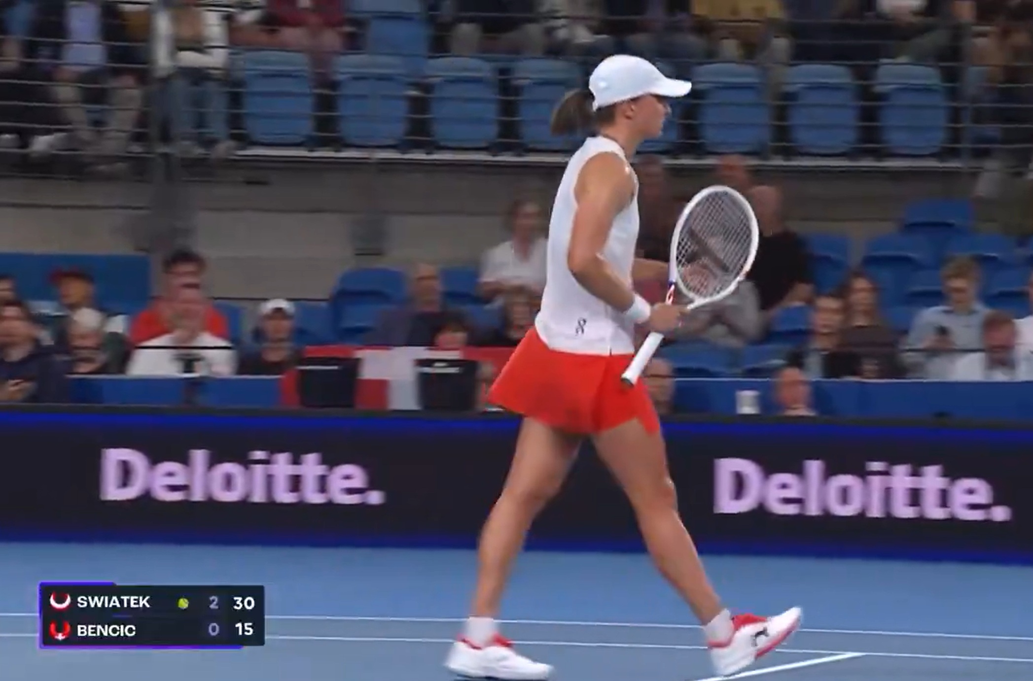 40:15, a Świątek myślała, że już wygrała. Sceny w finale United Cup [WIDEO]