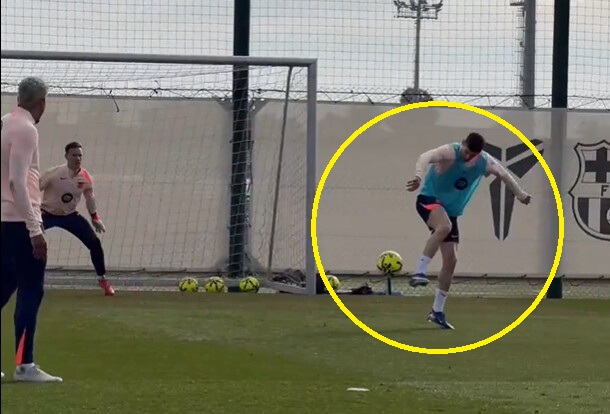 Lewandowski ośmieszył Ter Stegena. Ależ to wymyślił [WIDEO]