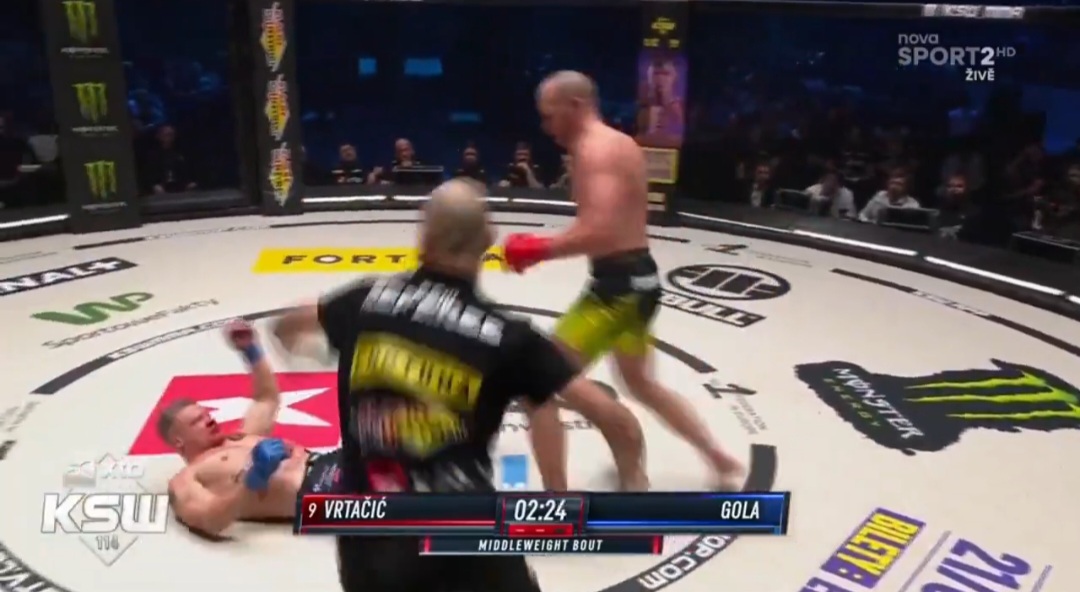 Fenomenalny nokaut na KSW. Piorunujące kopnięcie [WIDEO]
