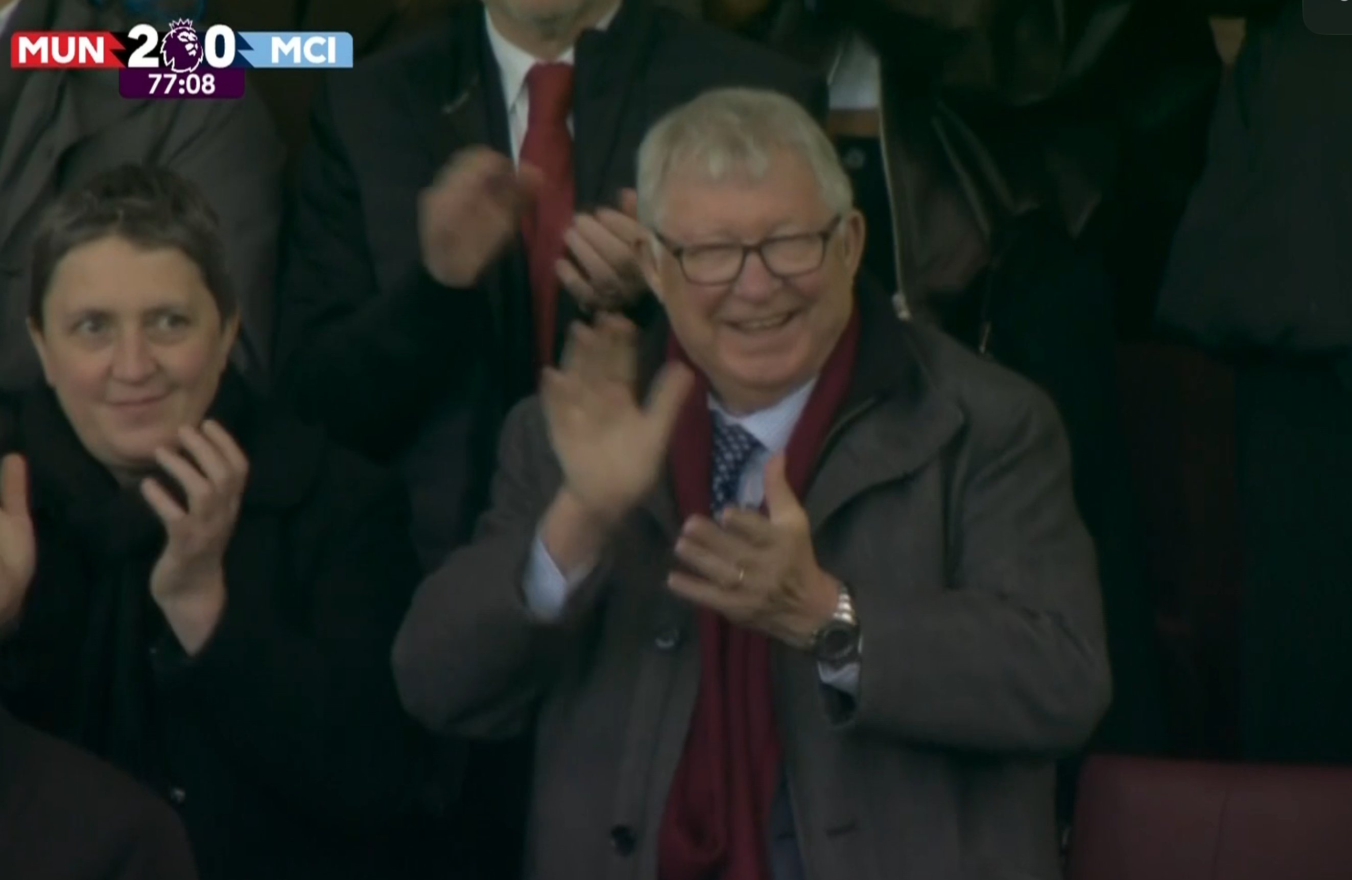 Tak na triumf United zareagował Ferguson. Piękne obrazki [WIDEO]