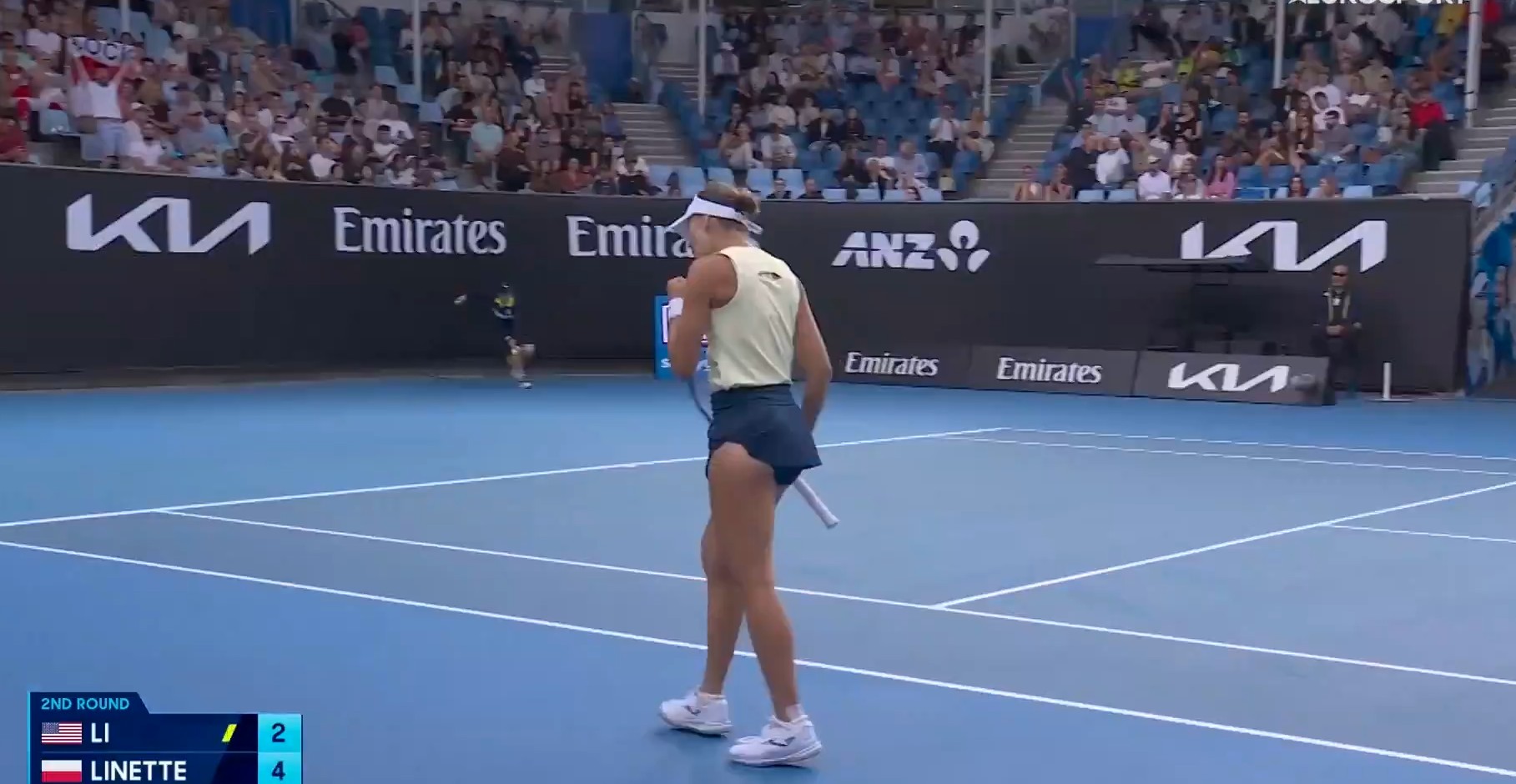 Linette znów zaskoczyła w Australian Open. Świetny mecz i cenne zwycięstwo [WIDEO]