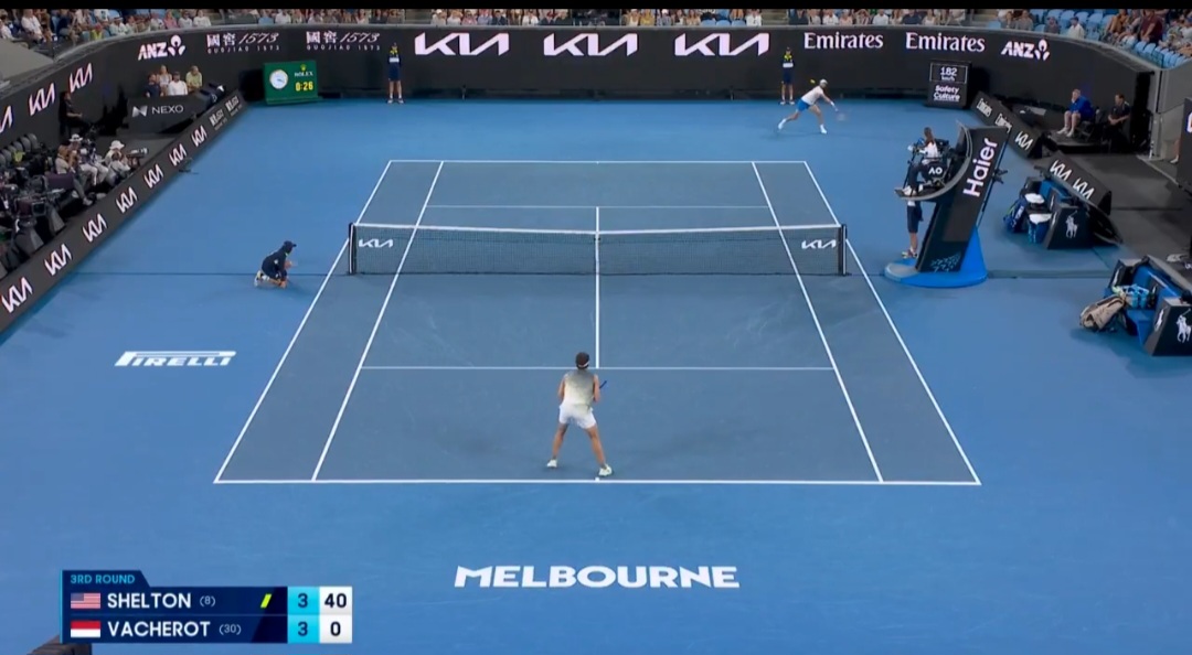 Niebywałe uderzenie w Australian Open. To po prostu trzeba zobaczyć [WIDEO]