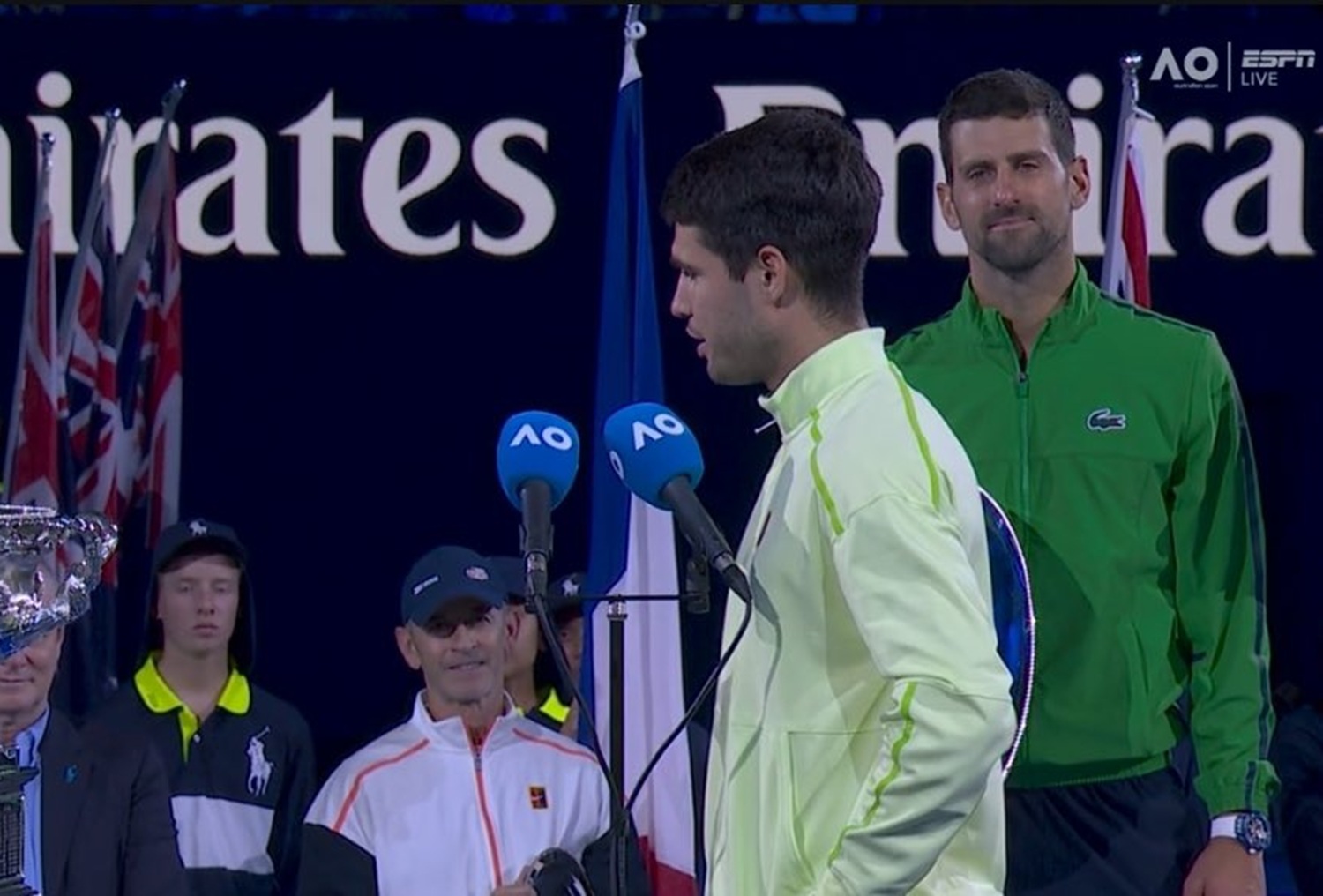 Piękna przemowa Alcaraza. Tak zwrócił się do Djokovicia