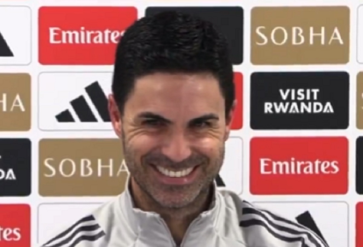 Arteta rozbroił na konferencji. Cała sala wybuchła śmiechem [WIDEO]