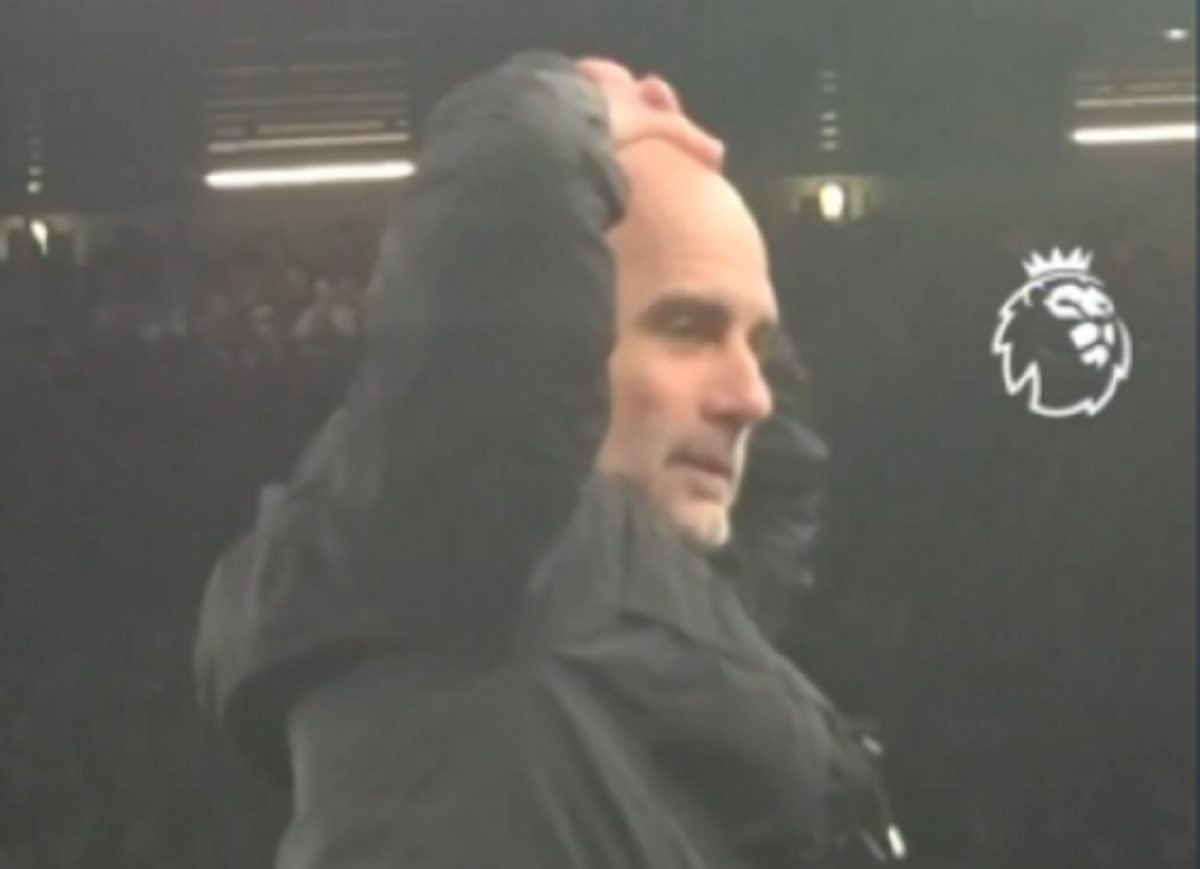 Co zrobił gwiazdor Man City?! Reakcja Guardioli mówi wszystko [WIDEO]