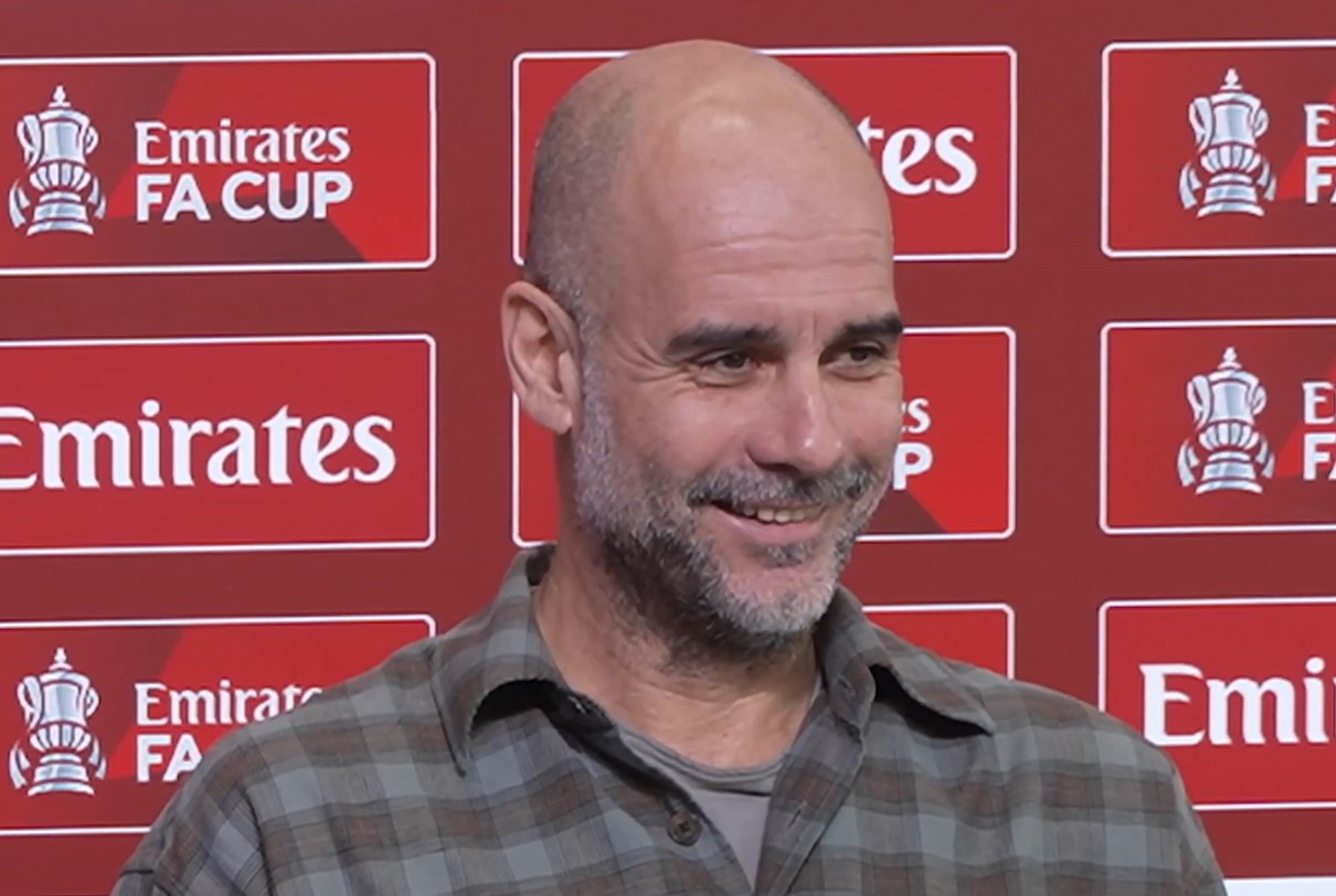 Guardiola zdumiony wiedzą dziennikarza. "Jasna cholera, jesteś genialny!" 