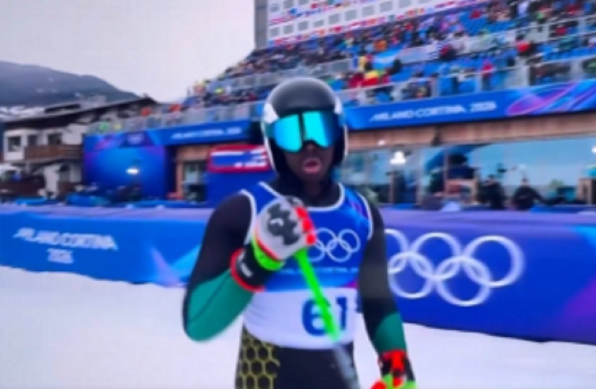 Szokujące słowa przy zjeździe czarnoskórego zawodnika. "Dobrze go widać"