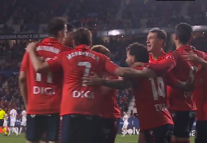Real na kolanach! Co za gol! Osasuna znów zaskoczyła [WIDEO]