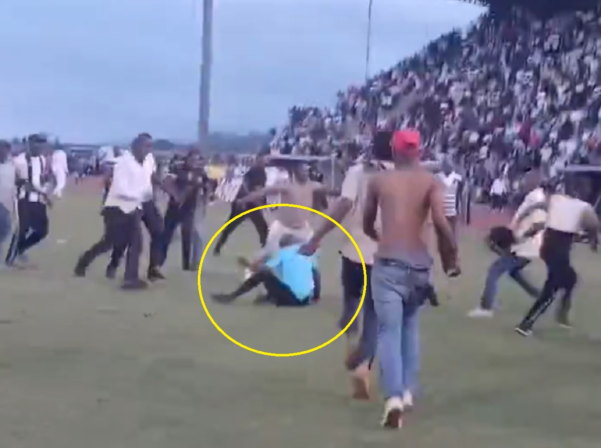 Kibice rzucili się na arbitra. Istne piekło [WIDEO]