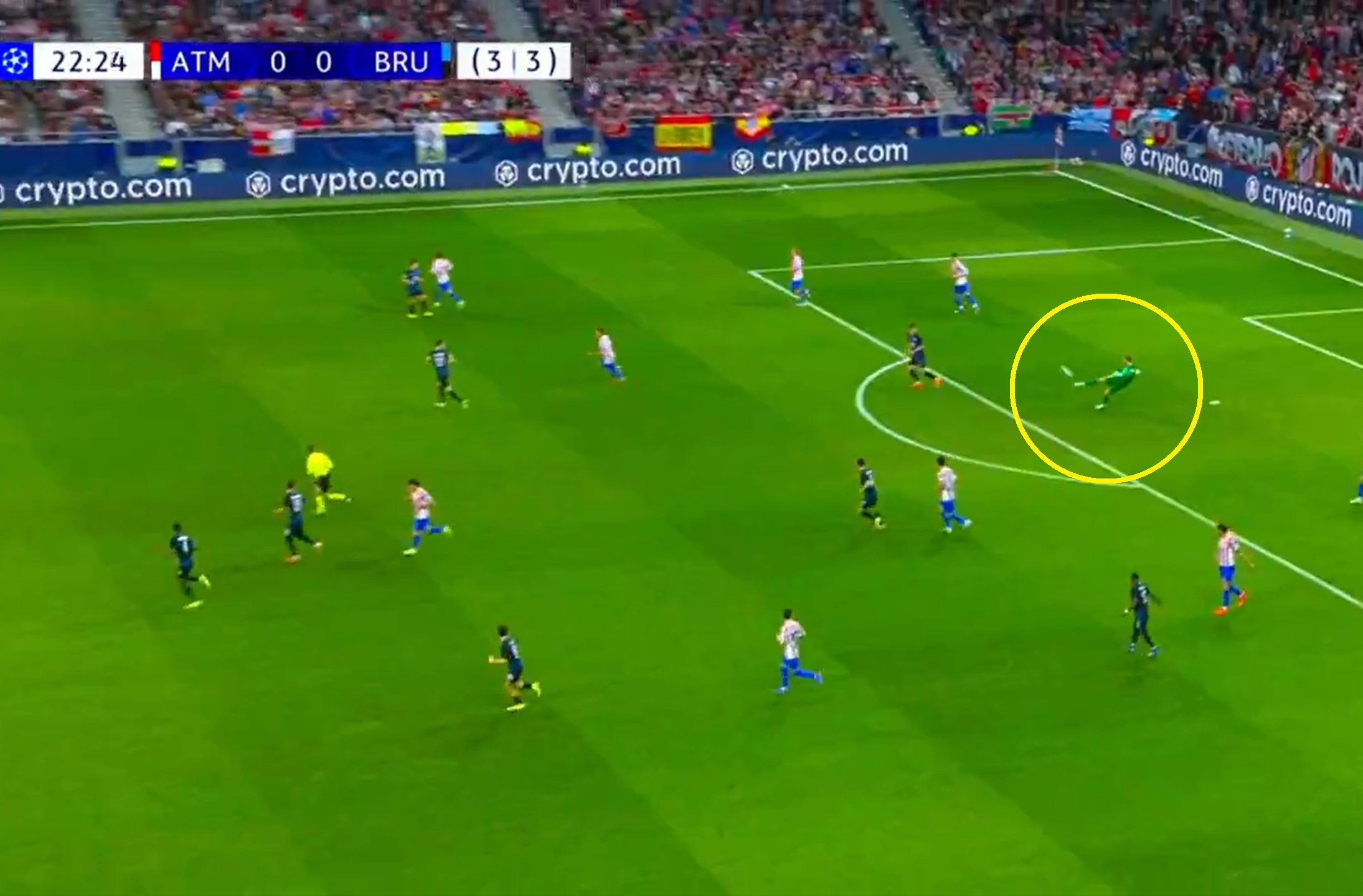 Asysta Oblaka, wielki błąd Mignolet. Bramkarze w roli głównej w meczu Atletico [WIDEO]