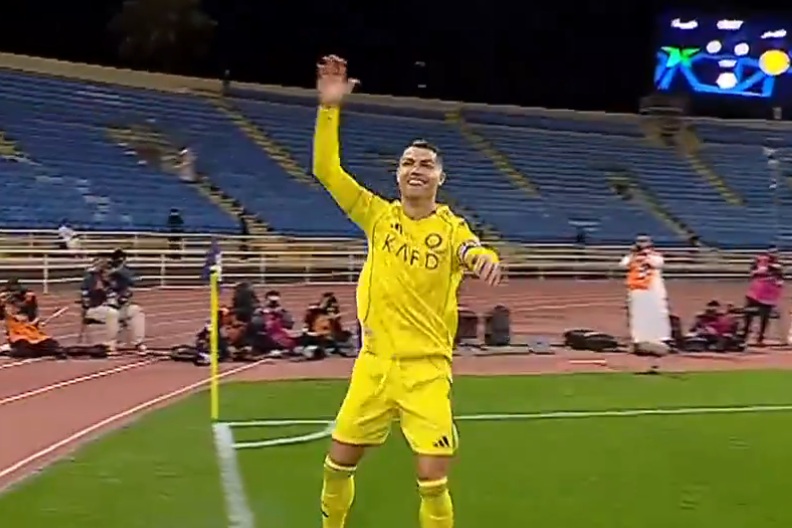 Ronaldo znów trafił. Magiczna bariera blisko [WIDEO]