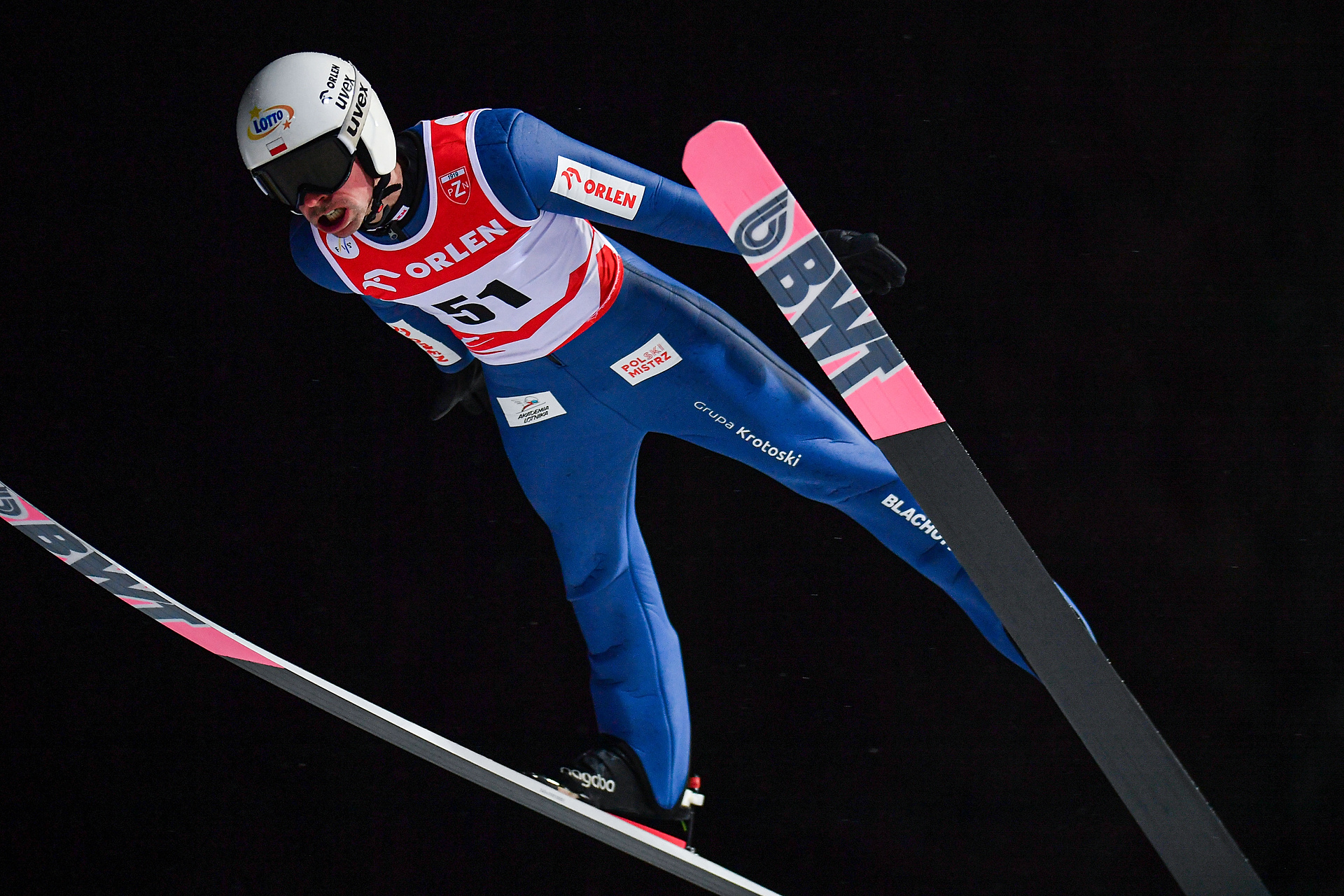 Klęska polskich skoczków na Kulm. Ogromny pech Wąska