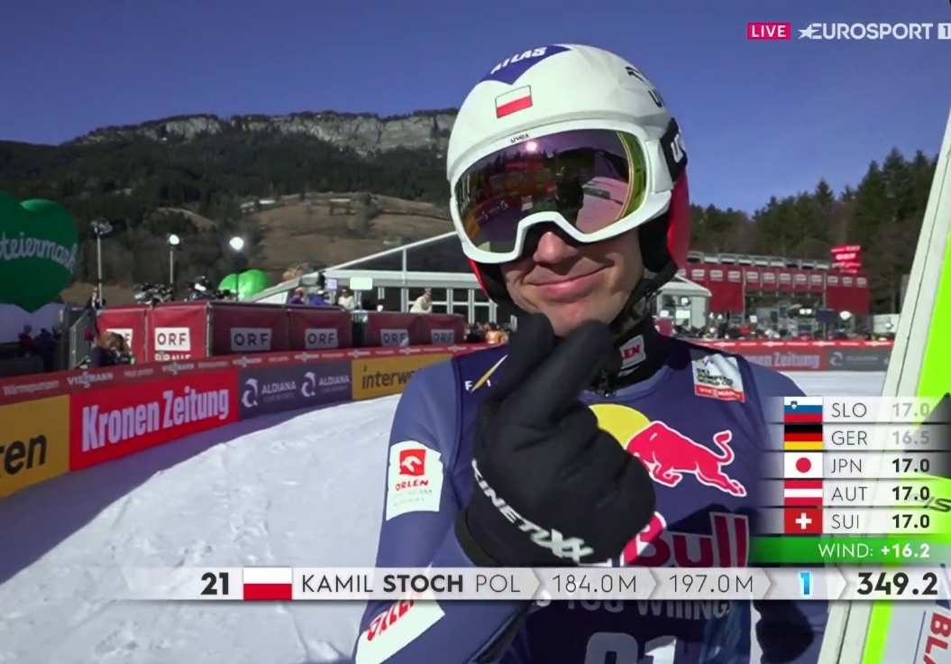 Spory awans Stocha w drugiej serii. Kosmiczny lot Prevca na Kulm