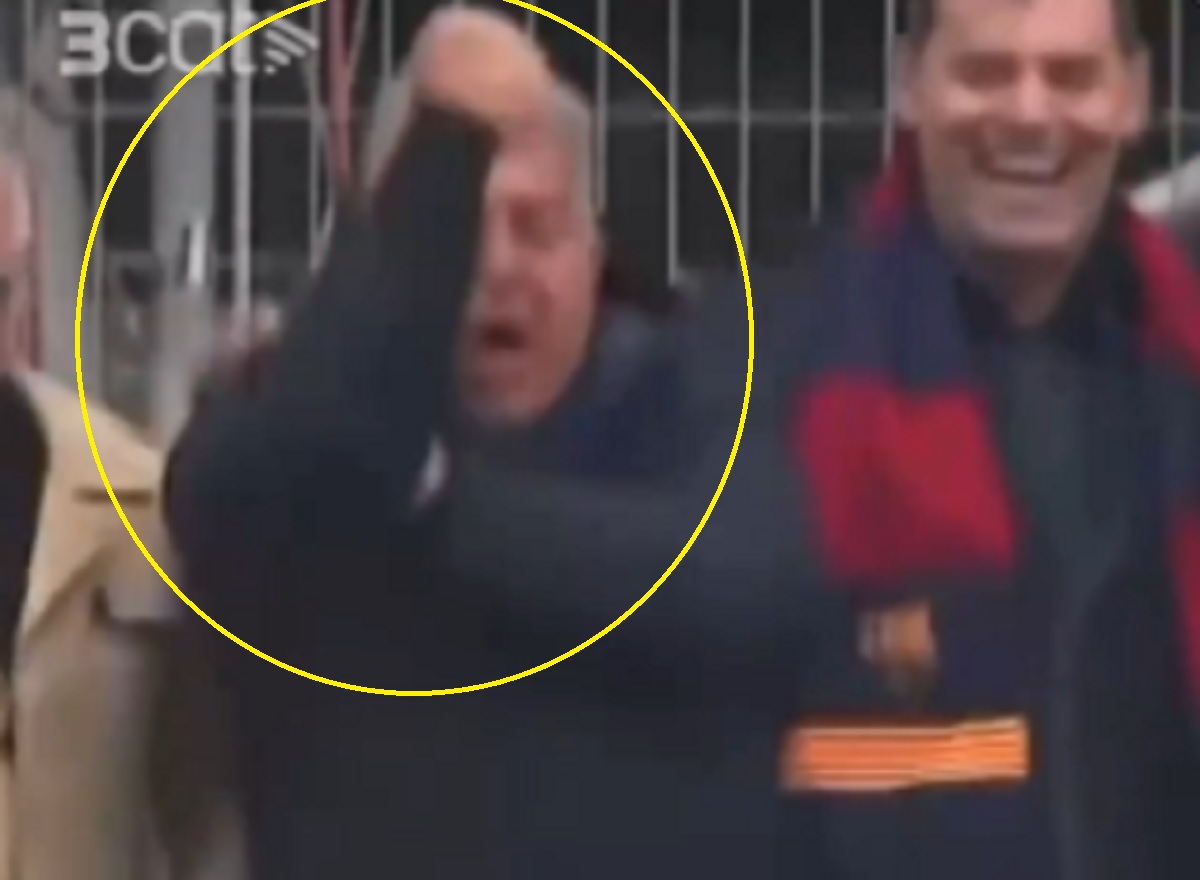 Szokujące zachowanie Laporty. Wszystko uchwyciły kamery [WIDEO]