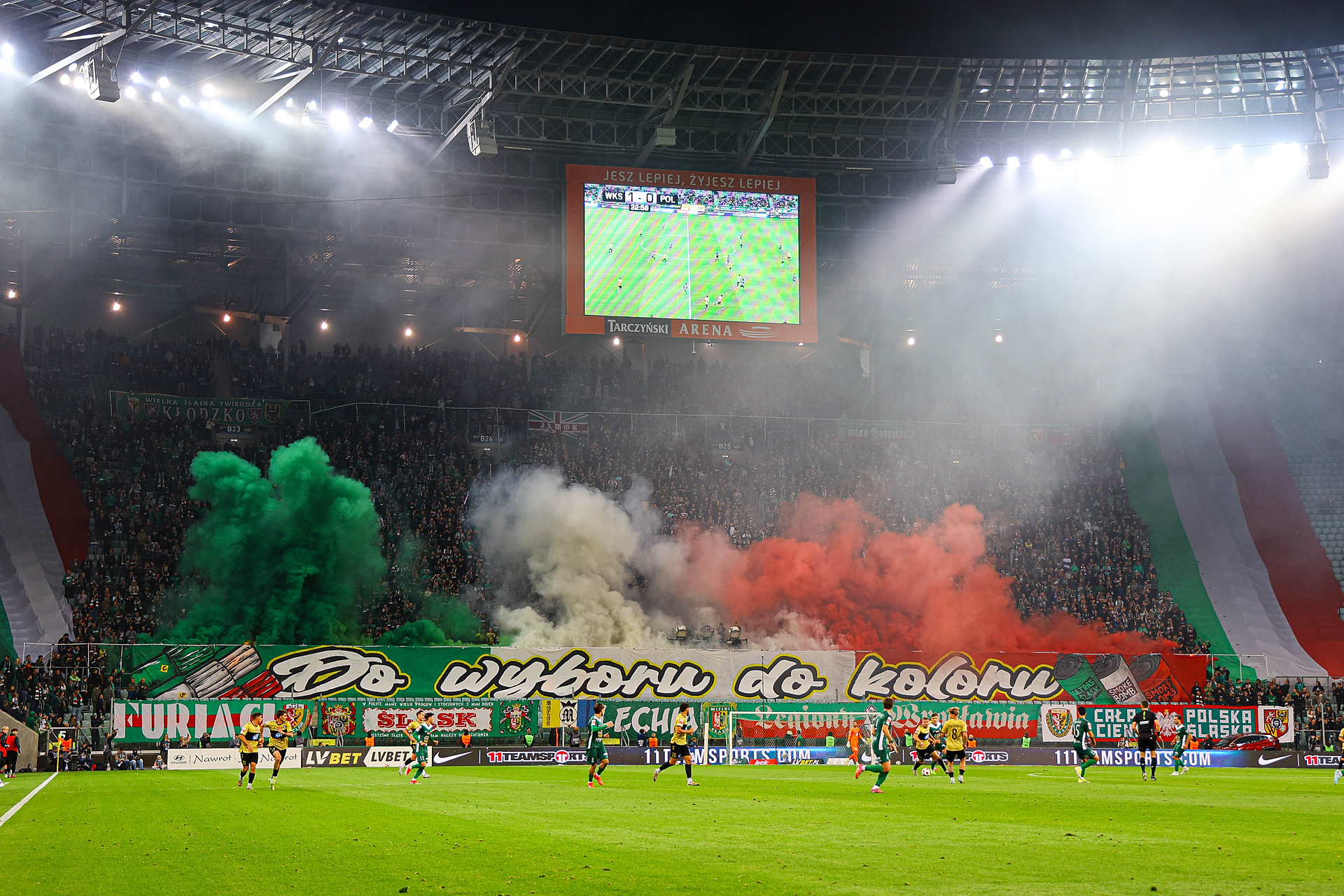 Policja zareagowała na komunikaty Śląska Wrocław. "Nie godzimy się"