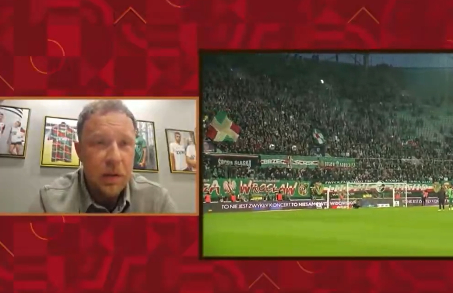 Nie weszli na stadion, "bo ich nie było". Kuriozalne słowa dyrektora Śląska ws. fanów Wisły [WIDEO]