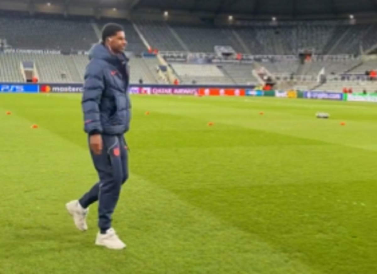 Rashford spotkał starego znajomego. Wyjątkowe obrazki przed meczem LM [WIDEO]