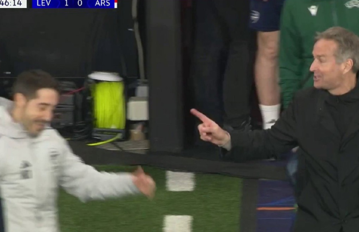 Arsenal stracił gola z rożnego i się zaczęło. Szok, co zrobił trener Bayeru [ZDJĘCIE]