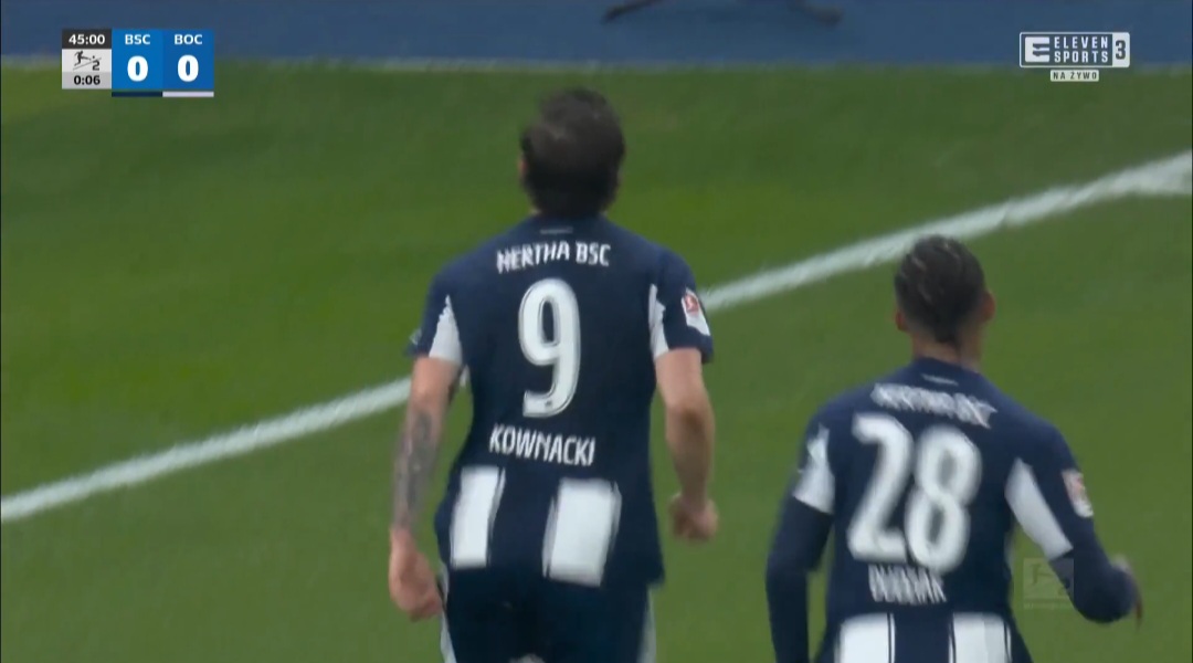 Urodzinowy gol Kownackiego. Pewny strzał Polaka 