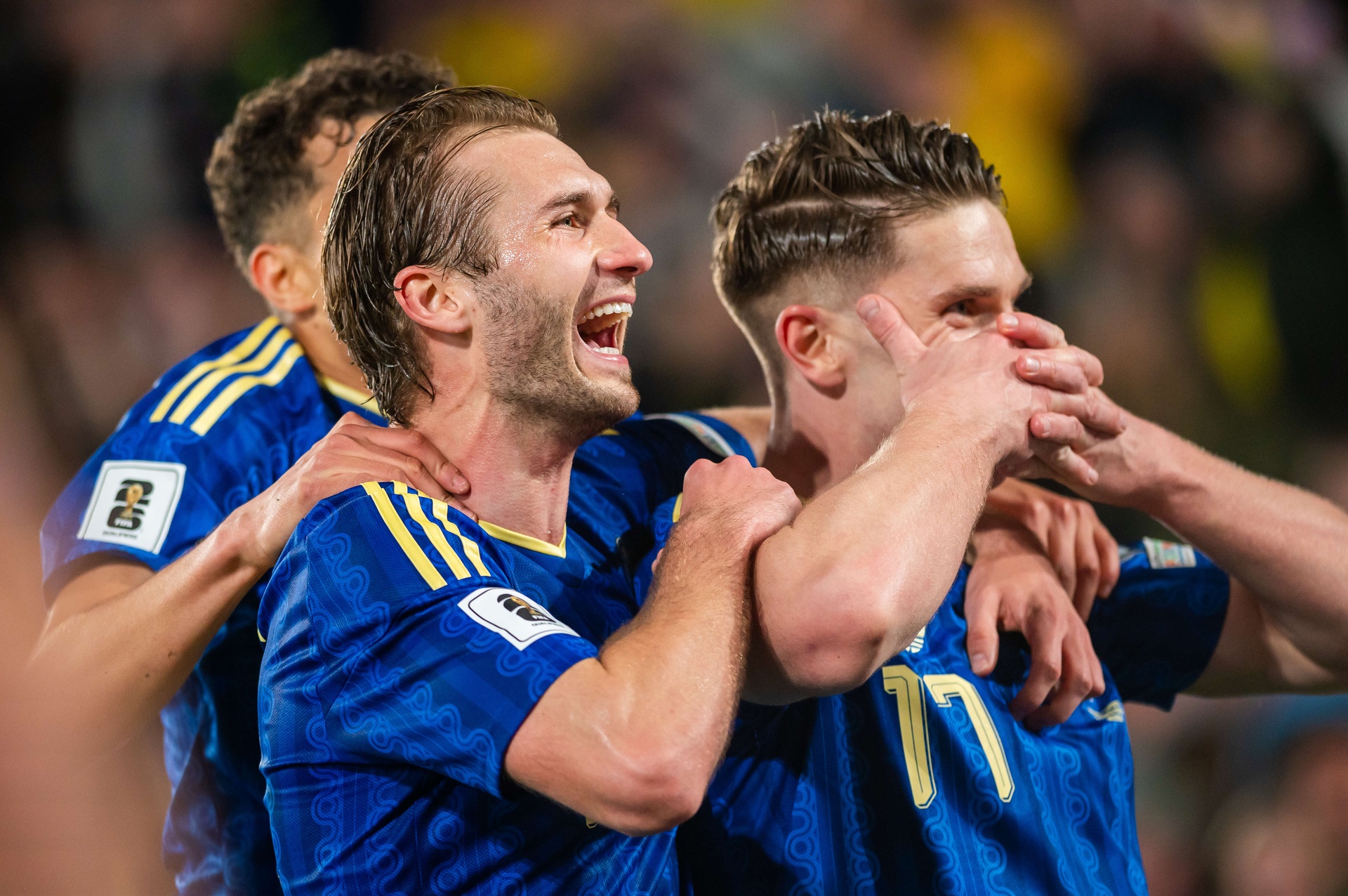 Szwedzi zagrają z Polską! Hat-trick Gyokeresa, mundial nie dla Ukrainy [WIDEO]