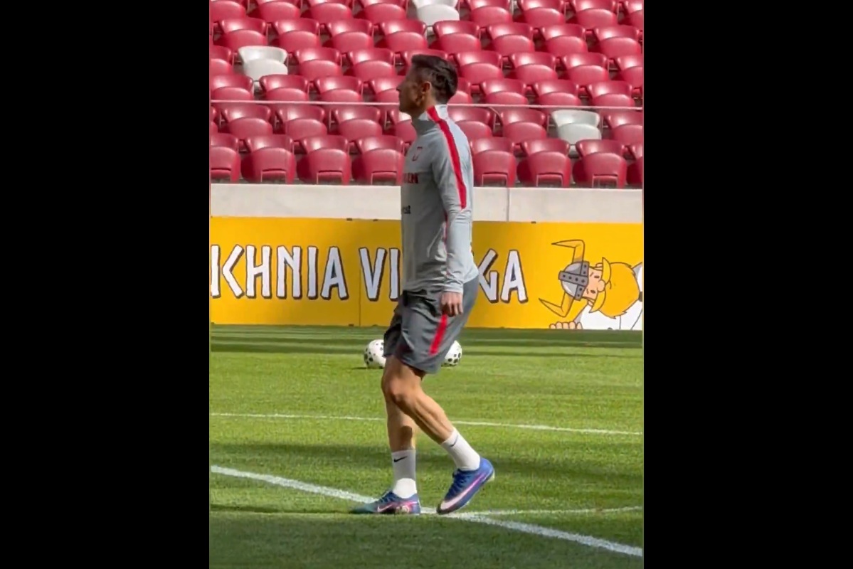 Komiczne zachowanie Lewandowskiego. Wszystko się nagrało [WIDEO]