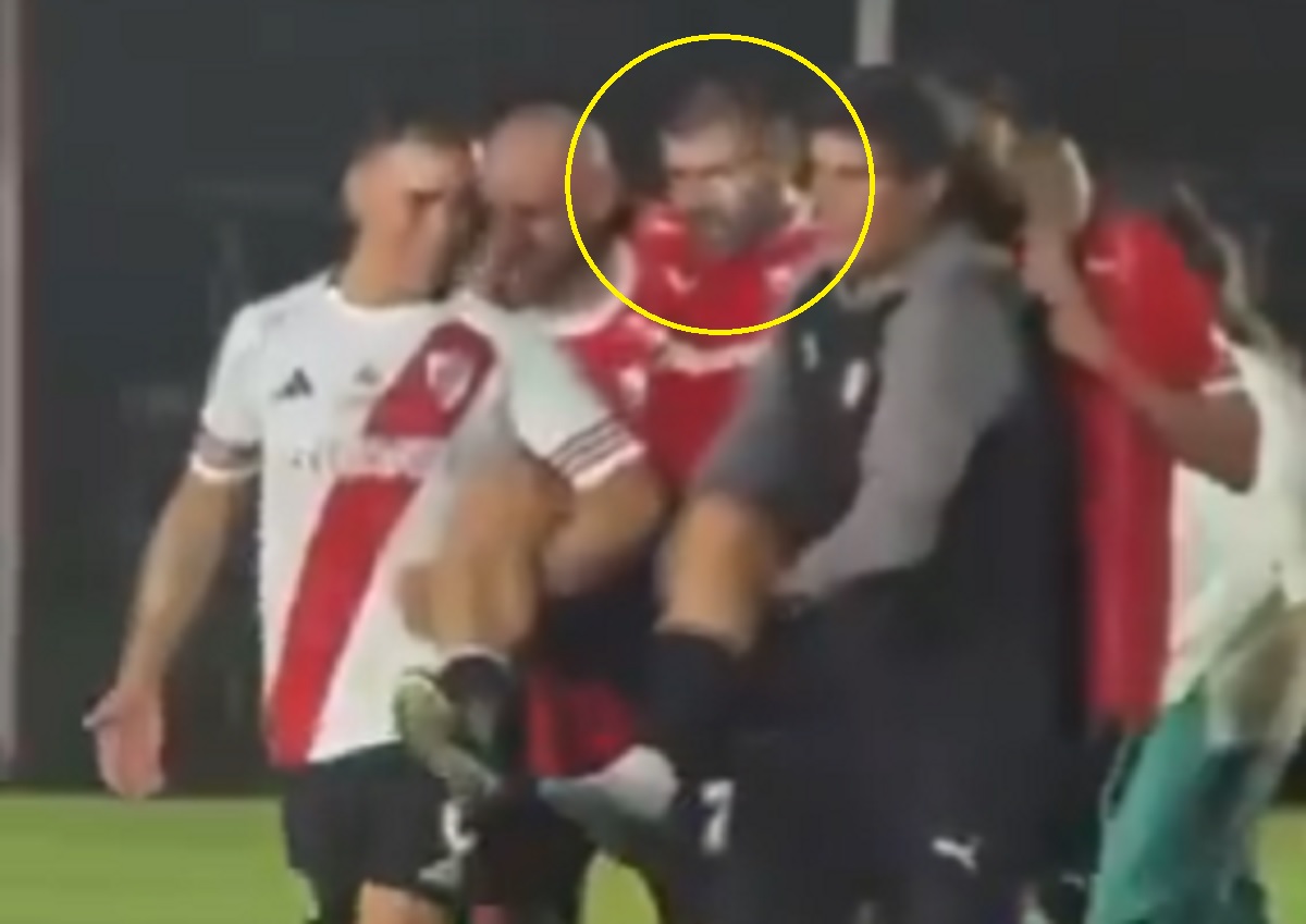 Koszmar Aguero. Został zniesiony z boiska