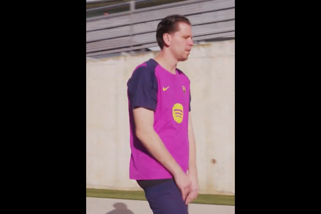 Szczęsny zaczął naśladować Yamala. Nagranie obiegło sieć [WIDEO]