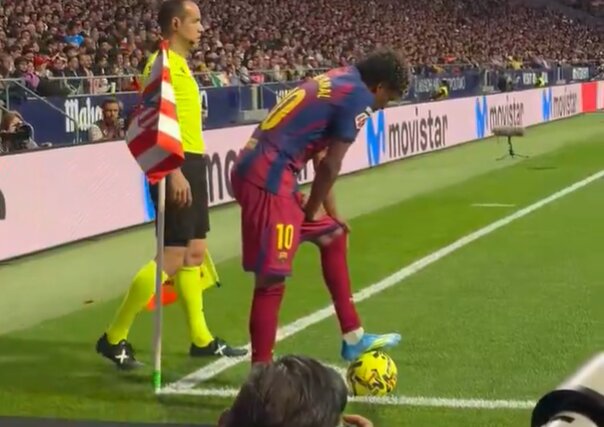 Kibice znów zaatakowali Yamala. Padły skandaliczne słowa [WIDEO]