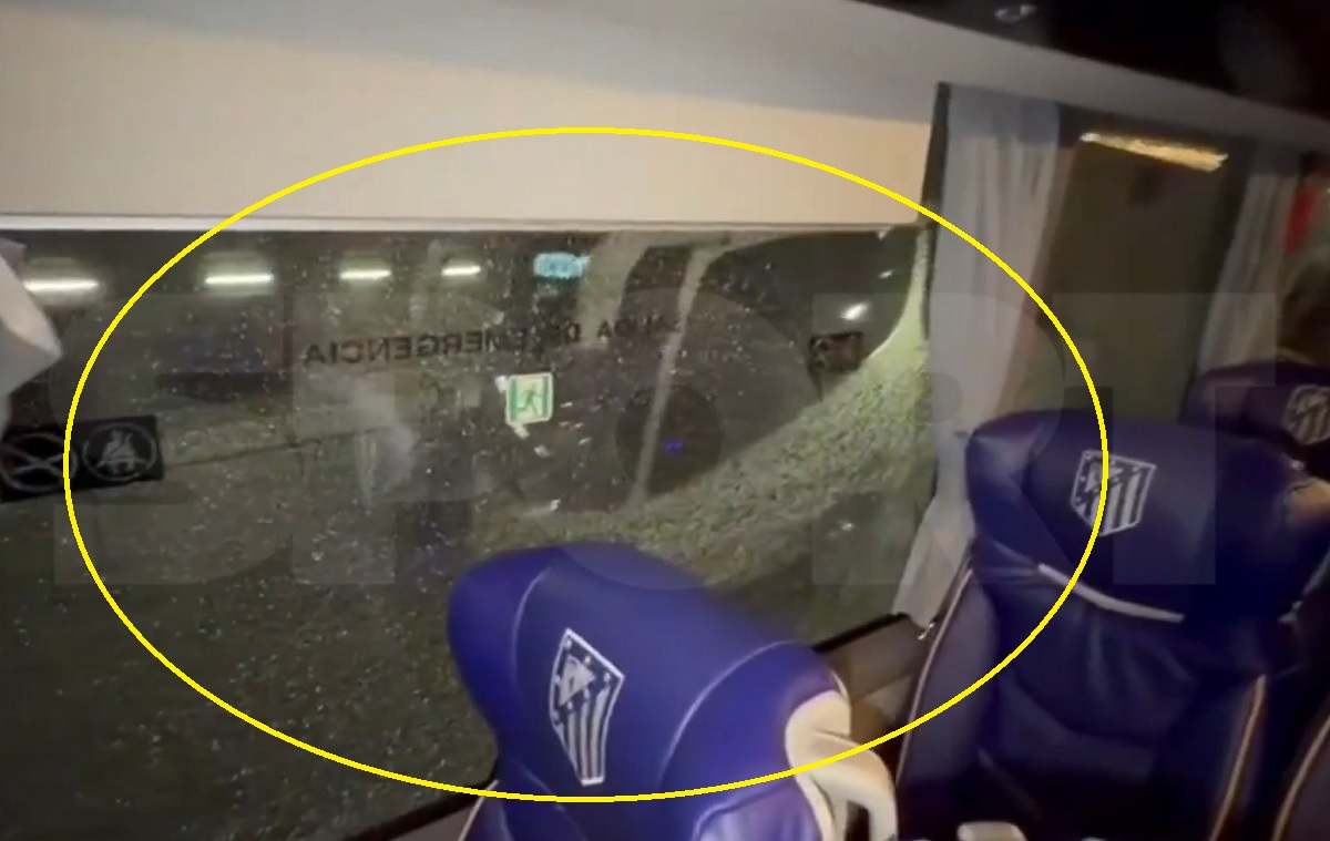 Autokar z graczami Atletico zaatakowany. Niebywałe doniesienia [WIDEO]