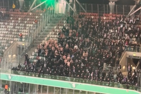 Kibice Górnika podziękowali fanom Legii. Co za obrazki [WIDEO]