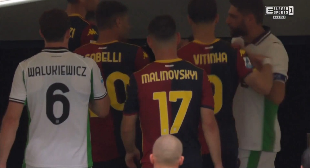 Rękoczyny w Serie A. Polak musiał rozdzielać kolegę [WIDEO]