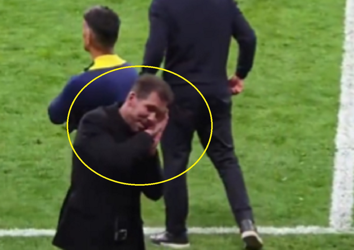 Simeone zadrwił z kibica. Tak zachował się po wyeliminowaniu Barcelony [WIDEO]