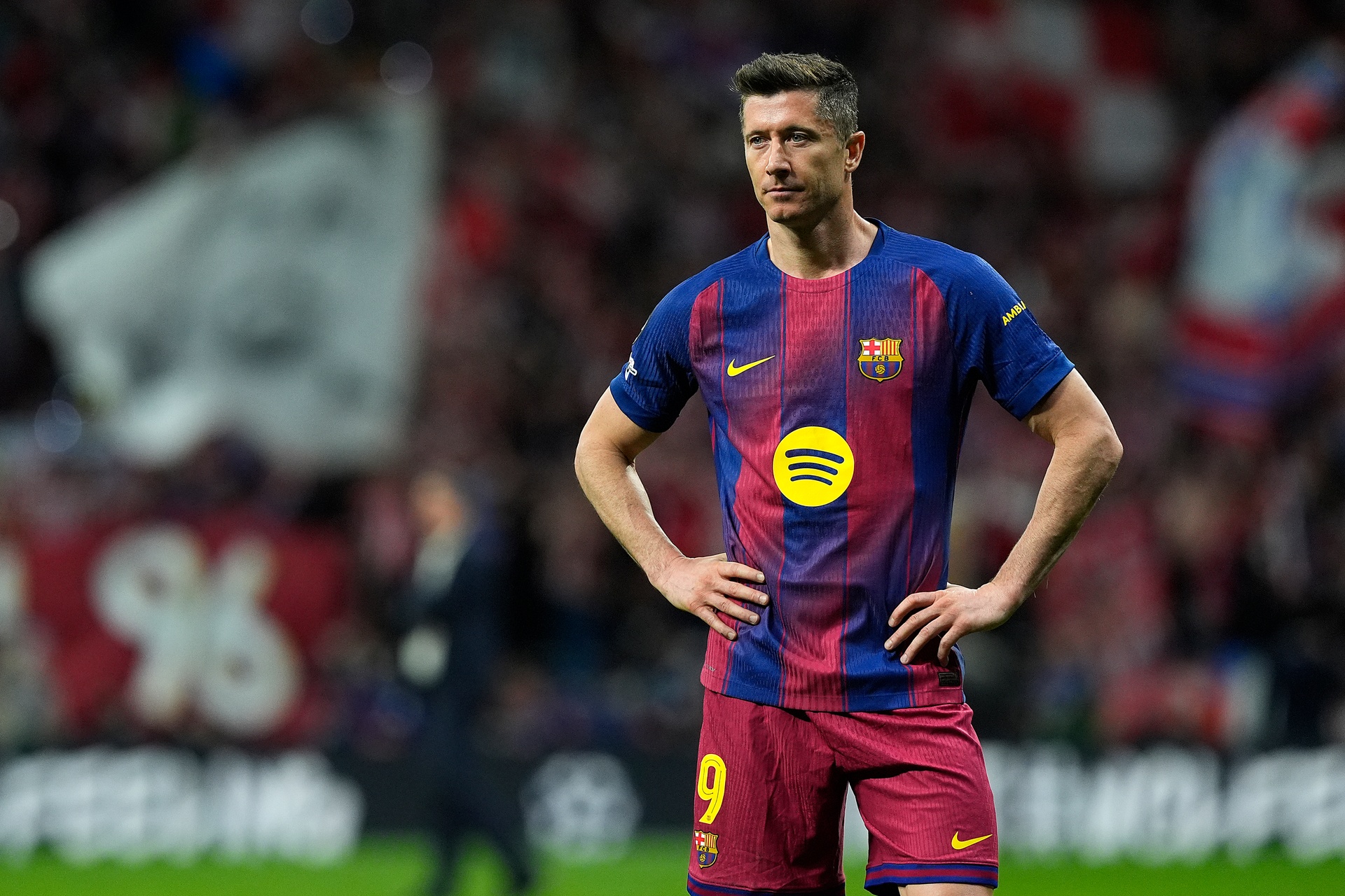 Zobaczył, jak zagrał Lewandowski z Atletico. "Nie było go na boisku"