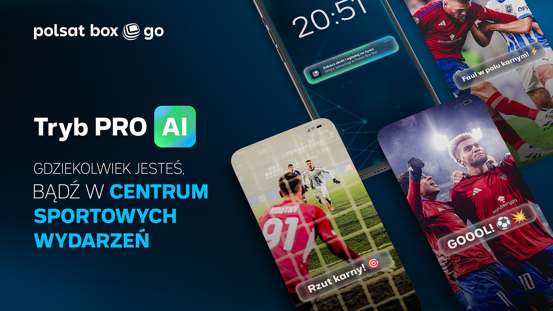 Polsat Box Go wprowadza innowacyjne rozwiązanie AI dla fanów sportu