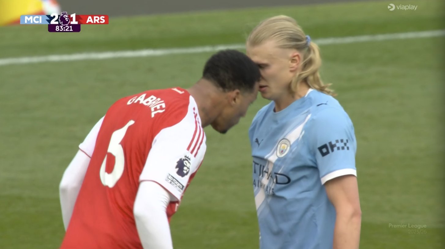 Awantura w hicie Premier League! Haaland i Gabriel walczyli jak lwy [WIDEO]