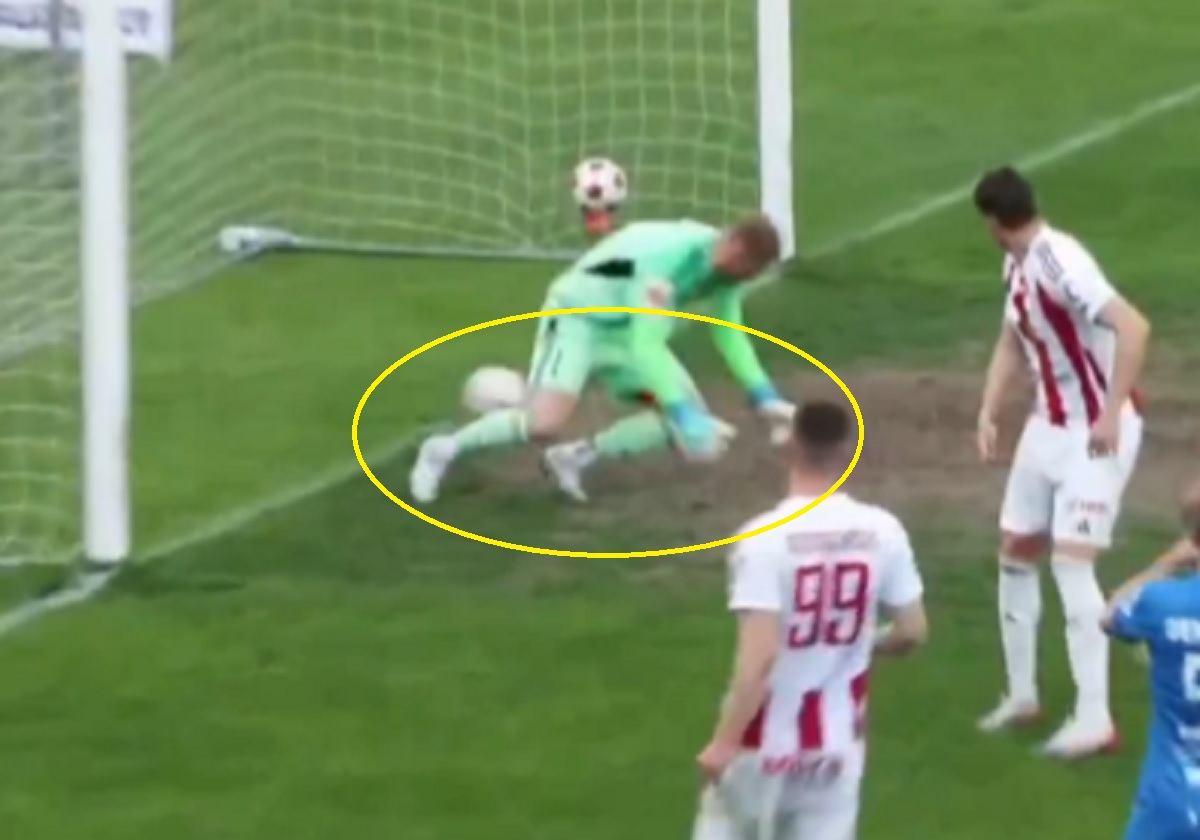 Kuriozalny gol na zapleczu Ekstraklasy. Kompromitująca interwencja [WIDEO]