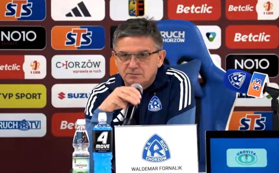 Fornalik podsumował zawodnika Ruchu. Zaskoczył na konferencji