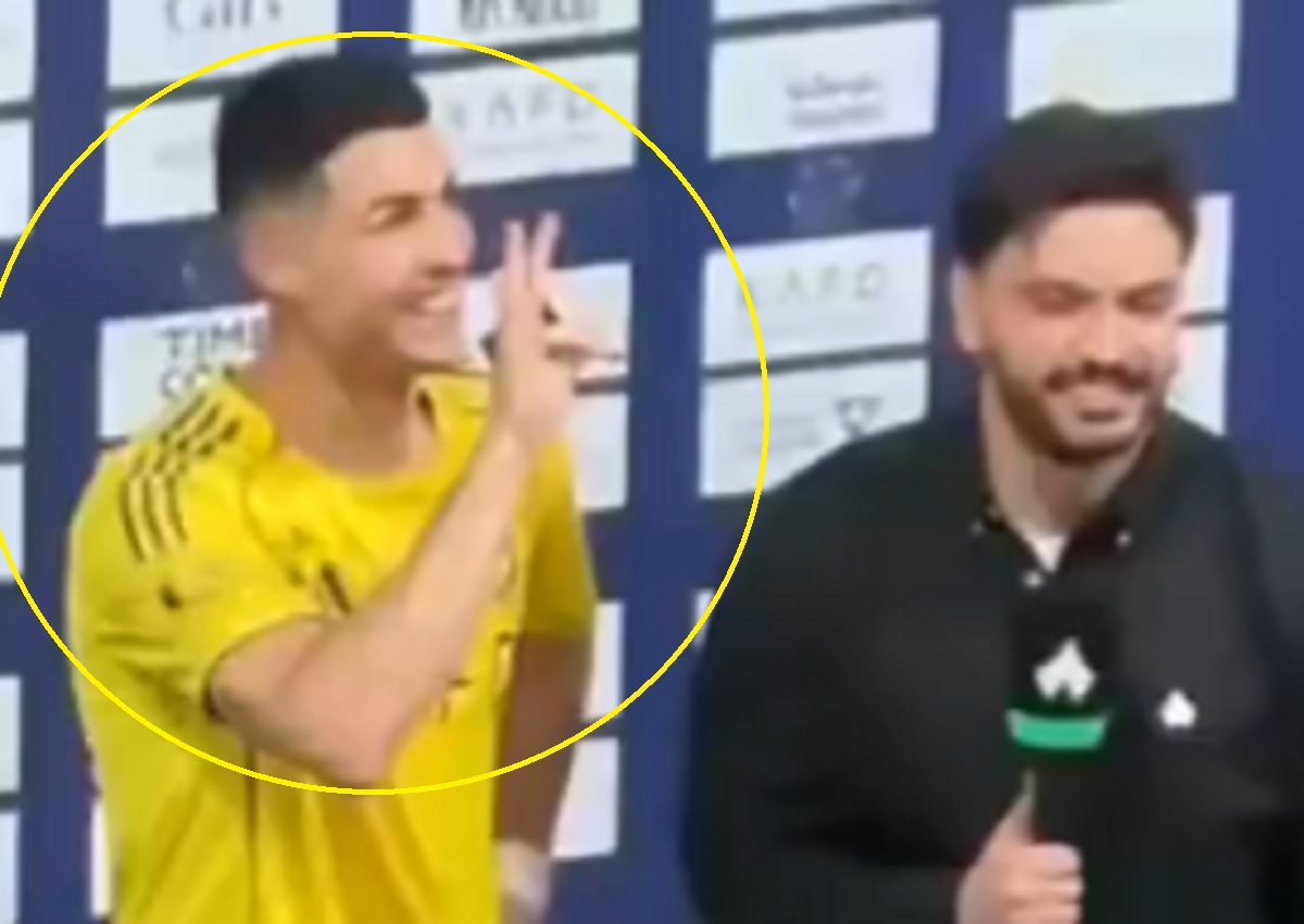 Ronaldo starł się z kibicami. Wymowny gest [WIDEO]