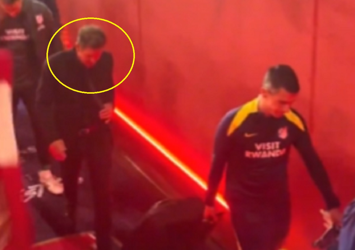 Hipokryzja Simeone. Oto, co zrobił po meczu z Arsenalem [WIDEO]