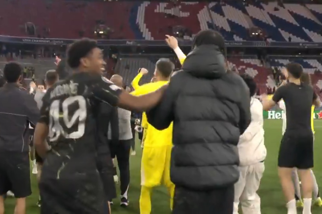 Impreza na Allianz Arenie. Tak PSG cieszyło się z awansu [WIDEO]