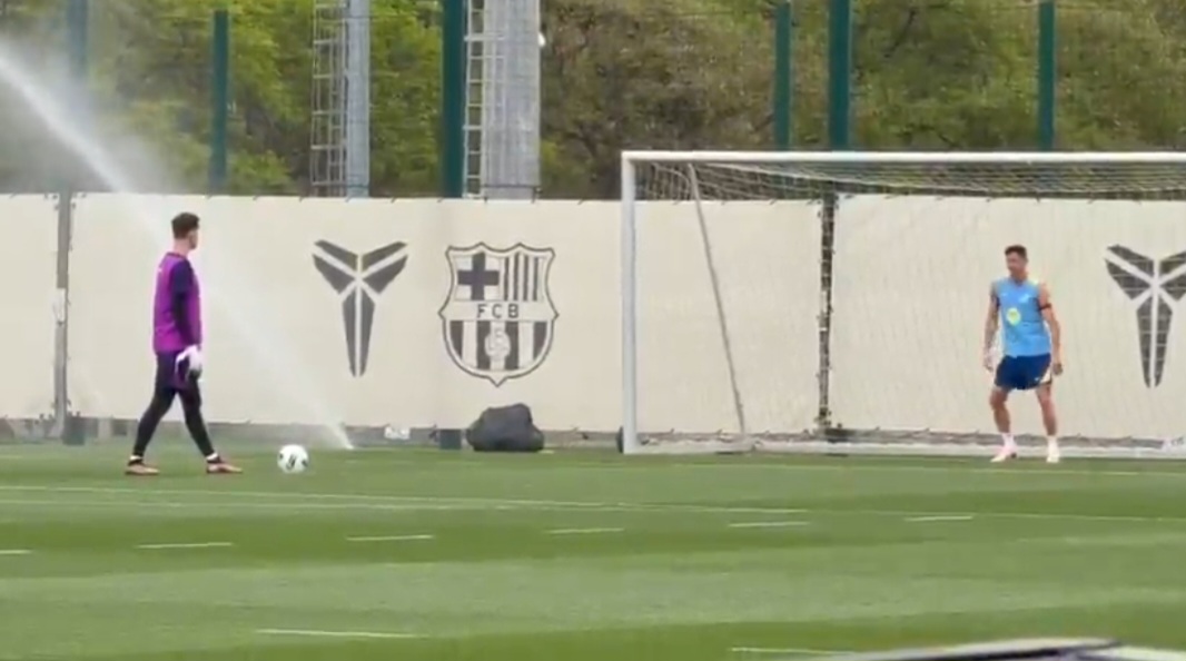 Lewandowski i Szczęsny zrobili to przed El Clasico. Wszystko się nagrało [WIDEO]