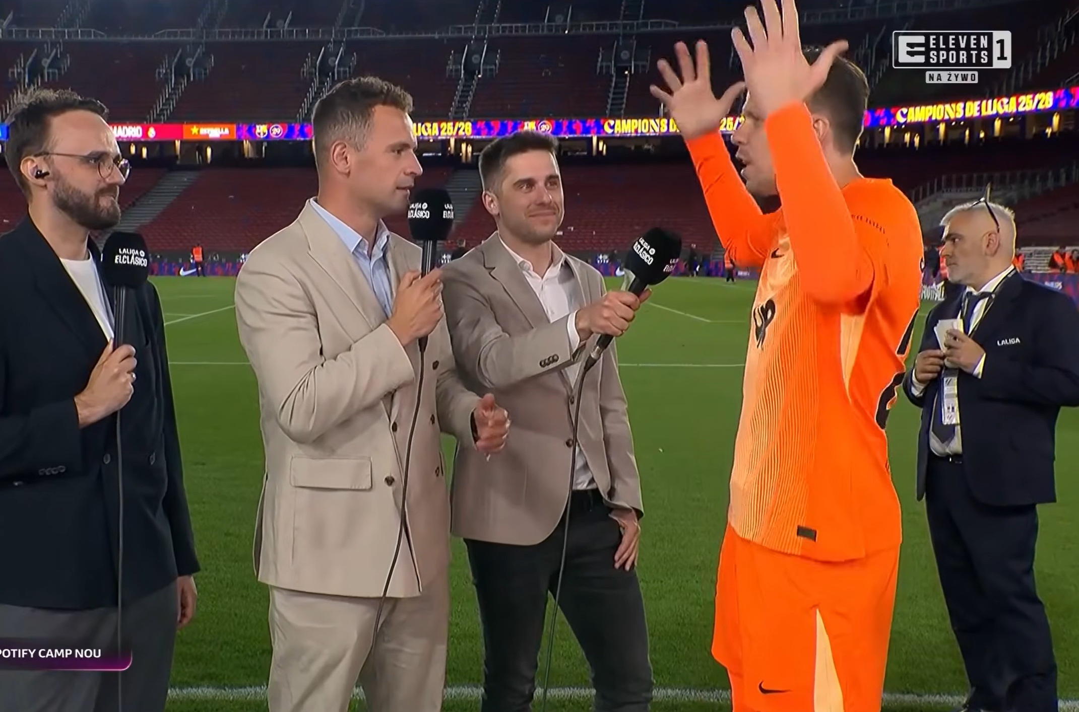 Zaraz El Clasico, a Szczęsny ogląda Arsenal! "To mnie stresuje"