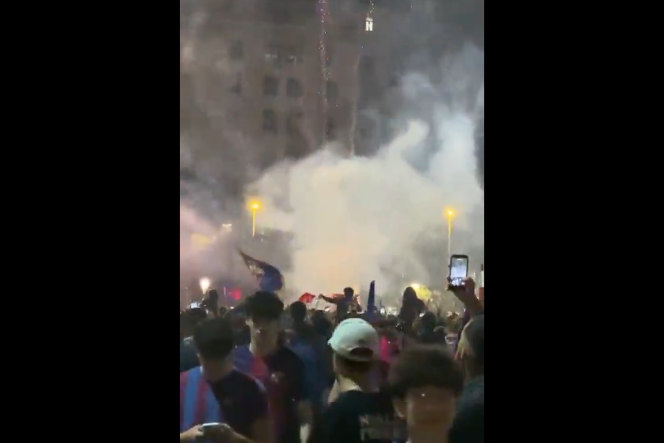 Szaleństwo w Barcelonie. Impreza do białego rana [WIDEO]