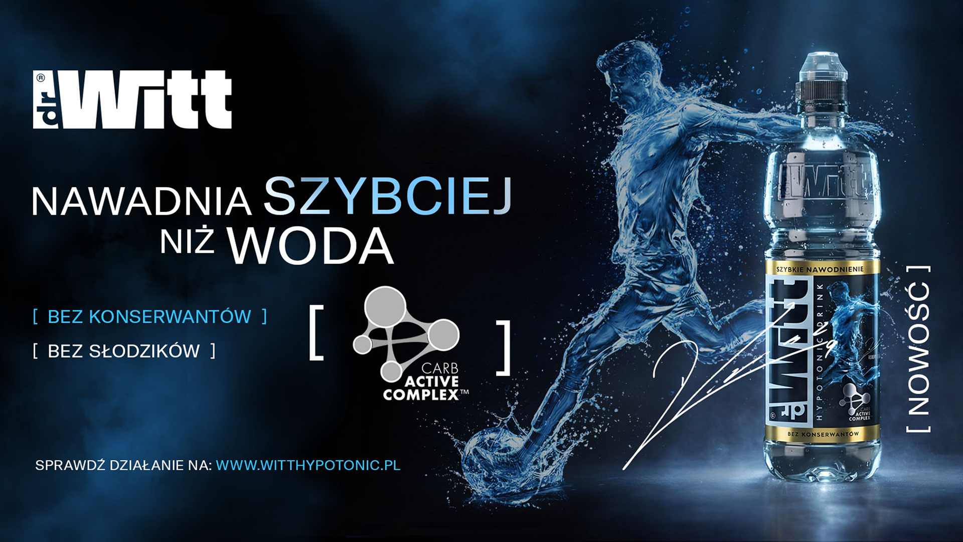 Nowość, która zmienia definicje nawodnienia - DrWitt hypotonic drink