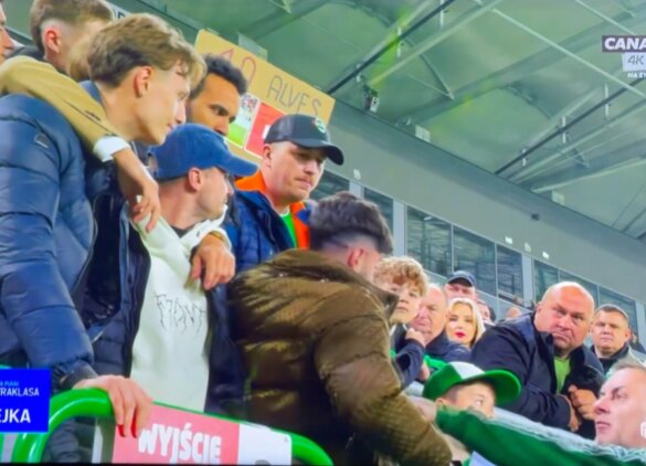 Kibic zaatakował Gholizadeha. Gorąco po triumfie Lecha [WIDEO]
