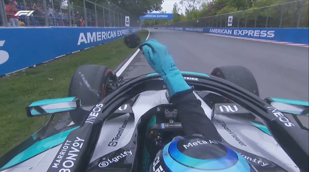 Dramat Russella w Grand Prix Kanady. Mercedes i tak triumfował