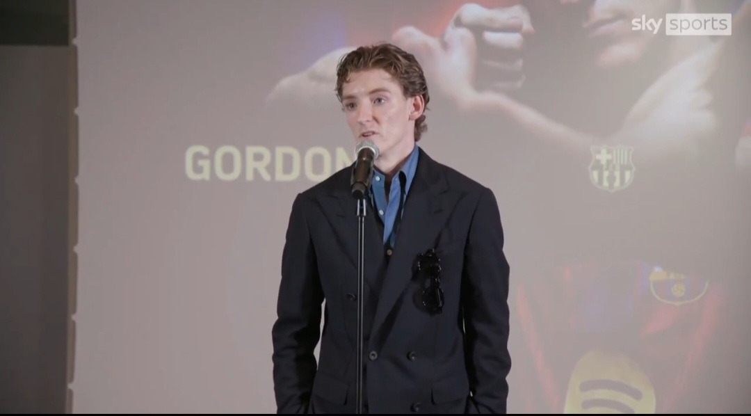 Gordon już zaskoczył w Barcelonie. Czekał na to całą karierę