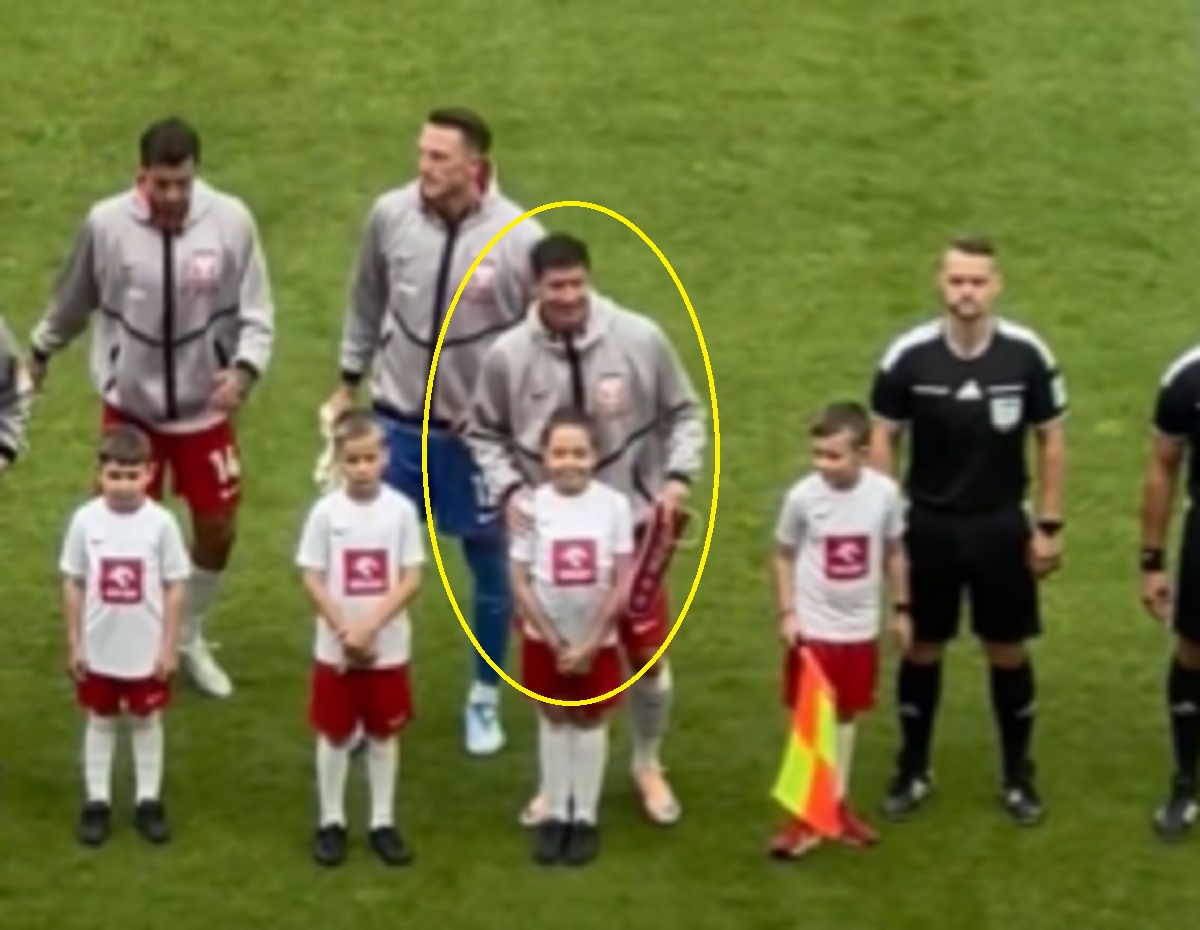 Lewandowski dotrzymał słowa. Piękny gest przed meczem z Ukrainą [WIDEO]